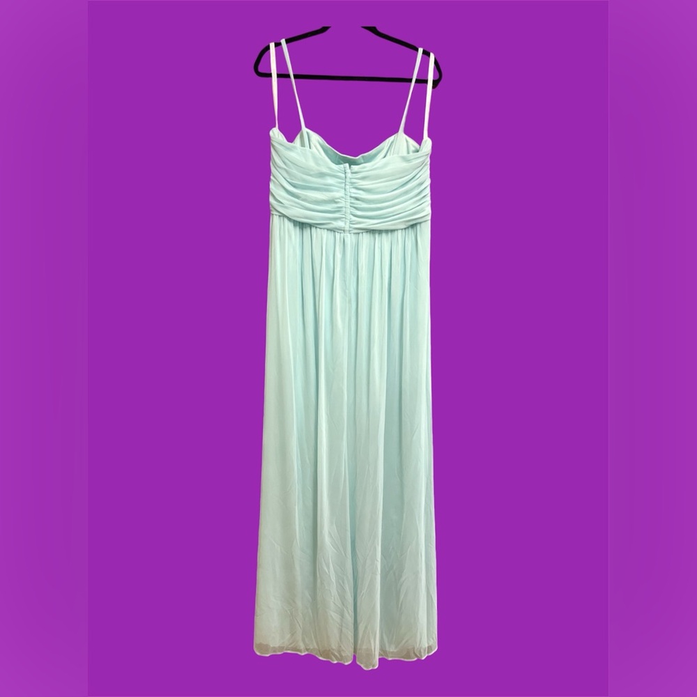 David’s Bridal Women’s Bridesmaid Dress Size 18 Mint Green F19428 - Picture 5 of 13